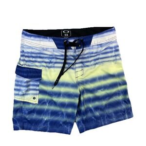 Oakley Board Shorts Swim Trunks Unlined Surf Beach Men Sz 33 Pocket